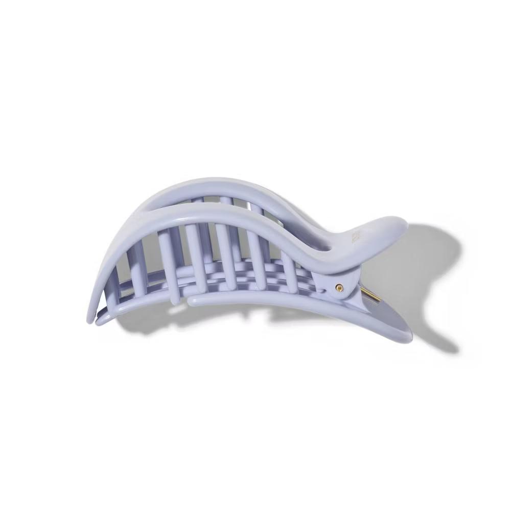 Medium Flat Cloud Hair Claw Clip - Hydrangea Breeze: For All Hair Types, Recycled TPU, 1 Piece - Image 6
