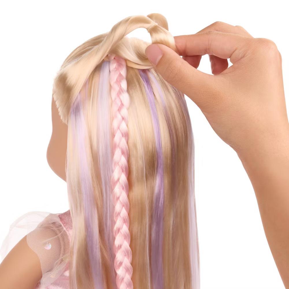 Amara 18" Hair Grow Doll with Hair Clips & Styling Book Accessories - Image 3