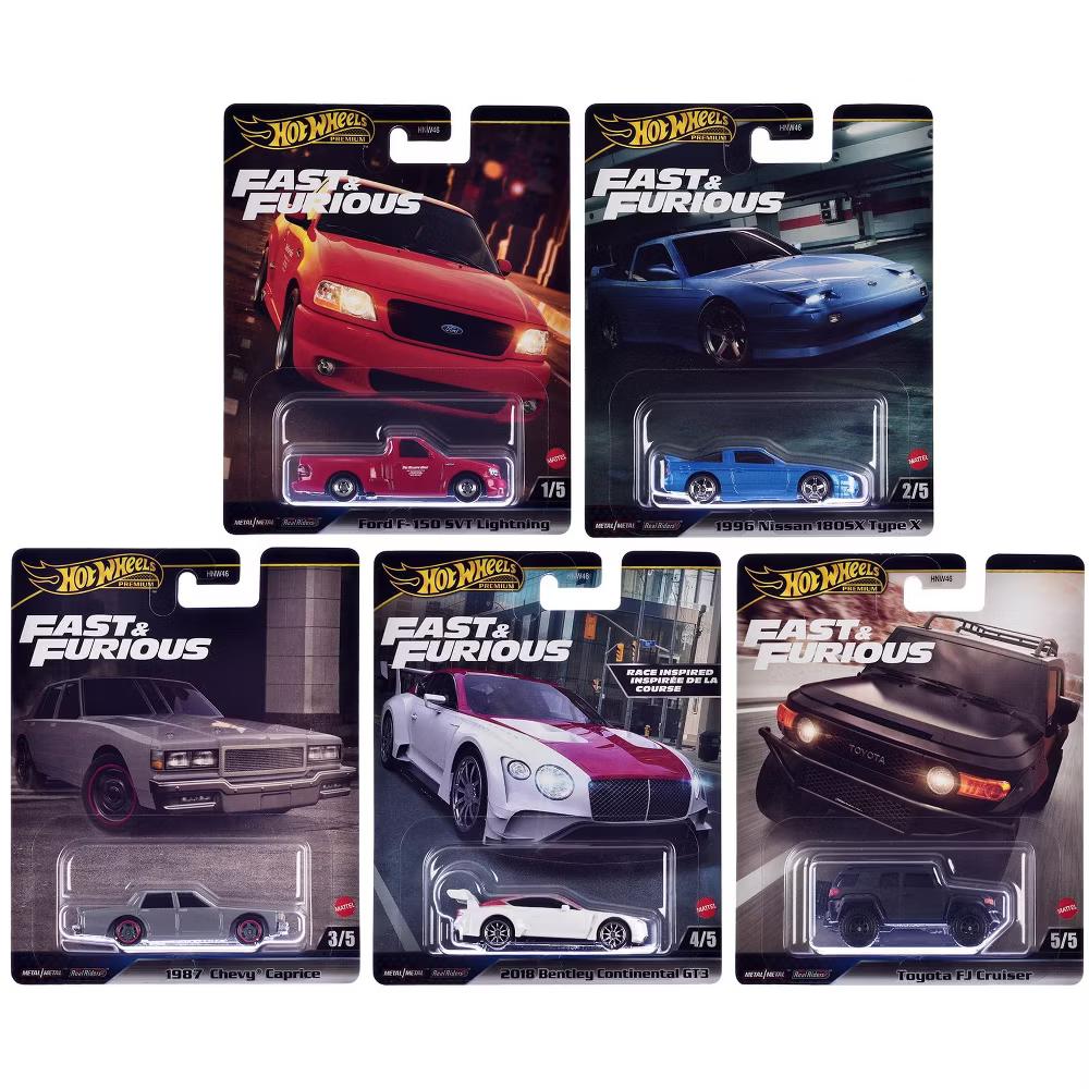 "Fast & Furious" 2024 5 piece Set H Diecast Model Cars - Image 6