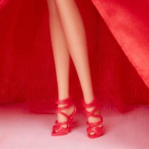 Signature 2026 Holiday Fashion Doll Seasonal Collector Blonde with Red Gown with Bow Detail