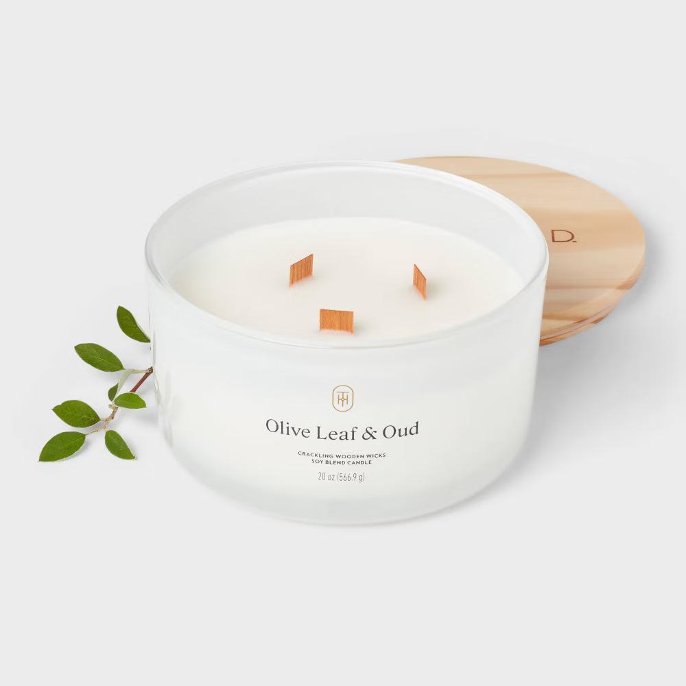 Glass Wooden Wick Jar Candle - Image 114