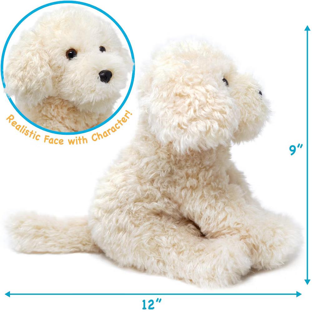 Luka The Labradoodle - 12 Inch Stuffed Animal Plush - Image 6