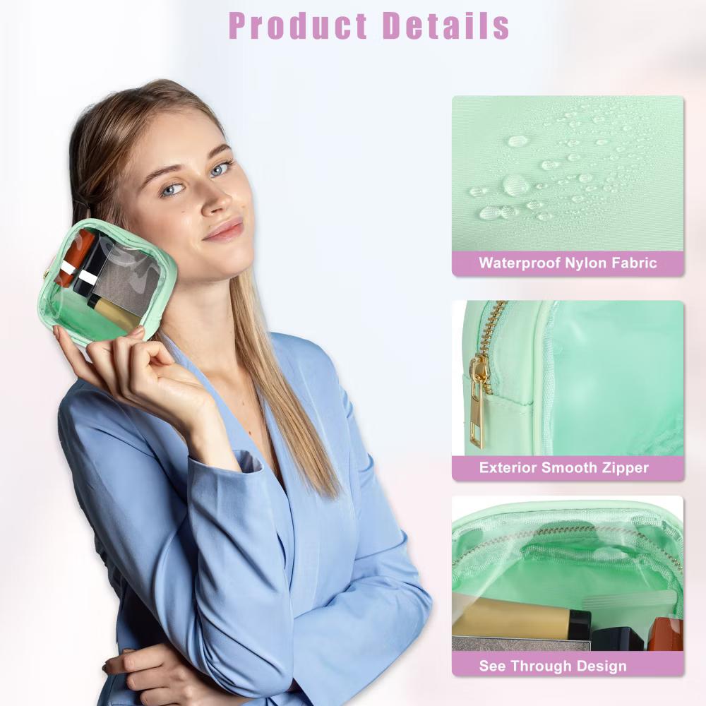 Waterproof Clear Mini Makeup Bag 1 Pc - Image 7