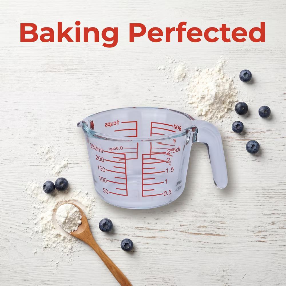 Measuring Cup, 1 Cup Glass Measuring Cup Liquid Measuring Cups, Measure Cups for Kitchen Baking - Image 8