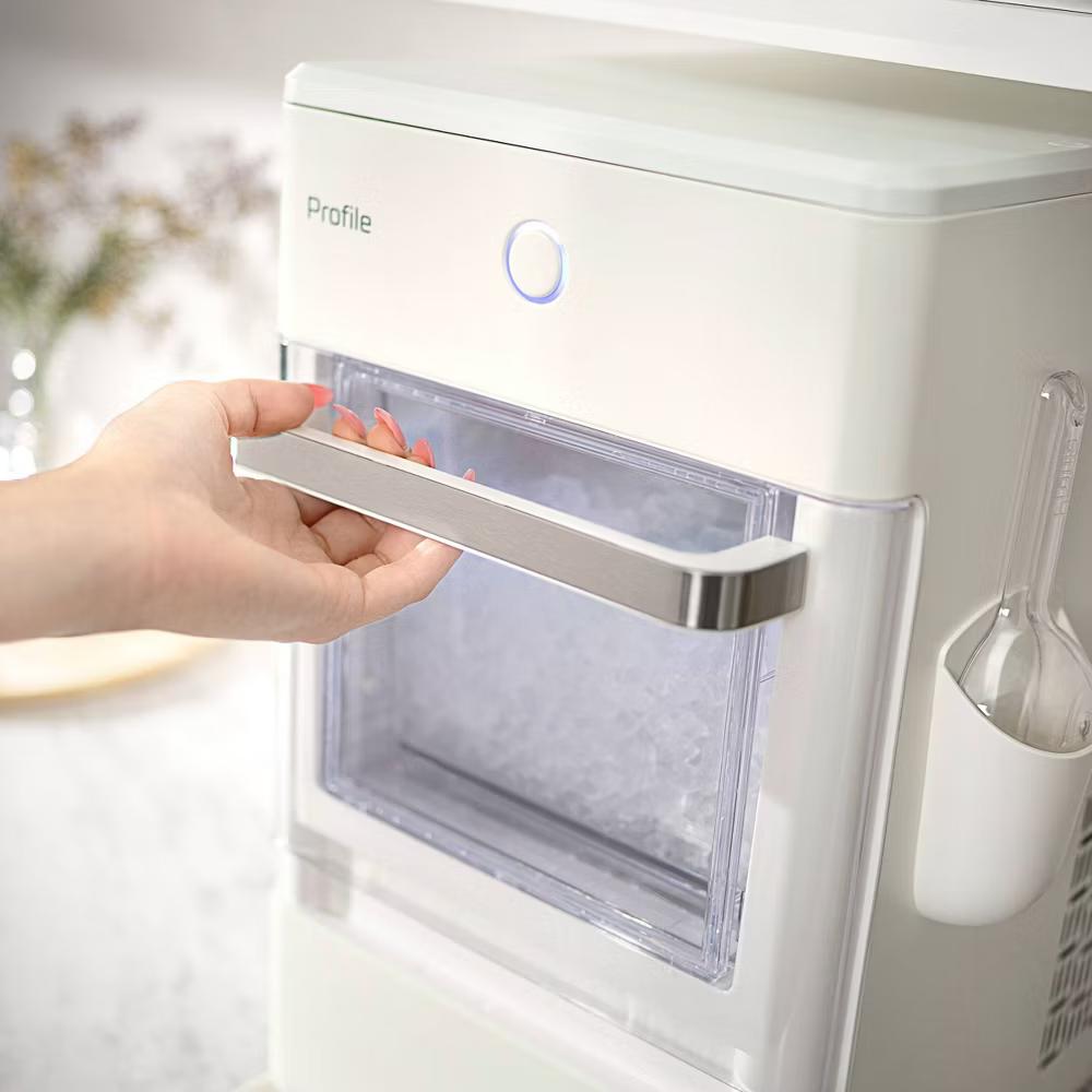 GE Profile Opal Nugget Ice Maker - with Magnolia: Stainless Steel, Countertop, 34 lbs Daily Production - Image 3