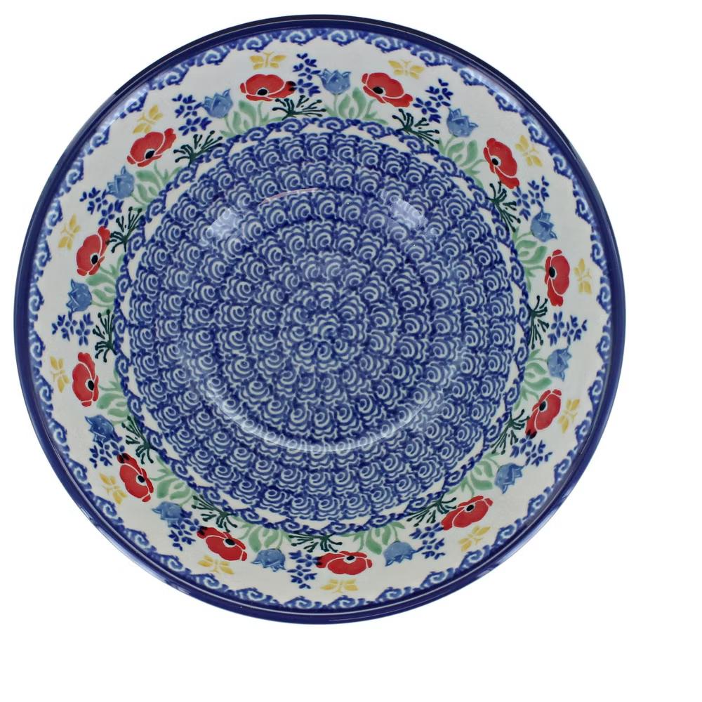 Blue Rose Polish Pottery Ceramika Artystyczna Cereal Bowl - Image 20