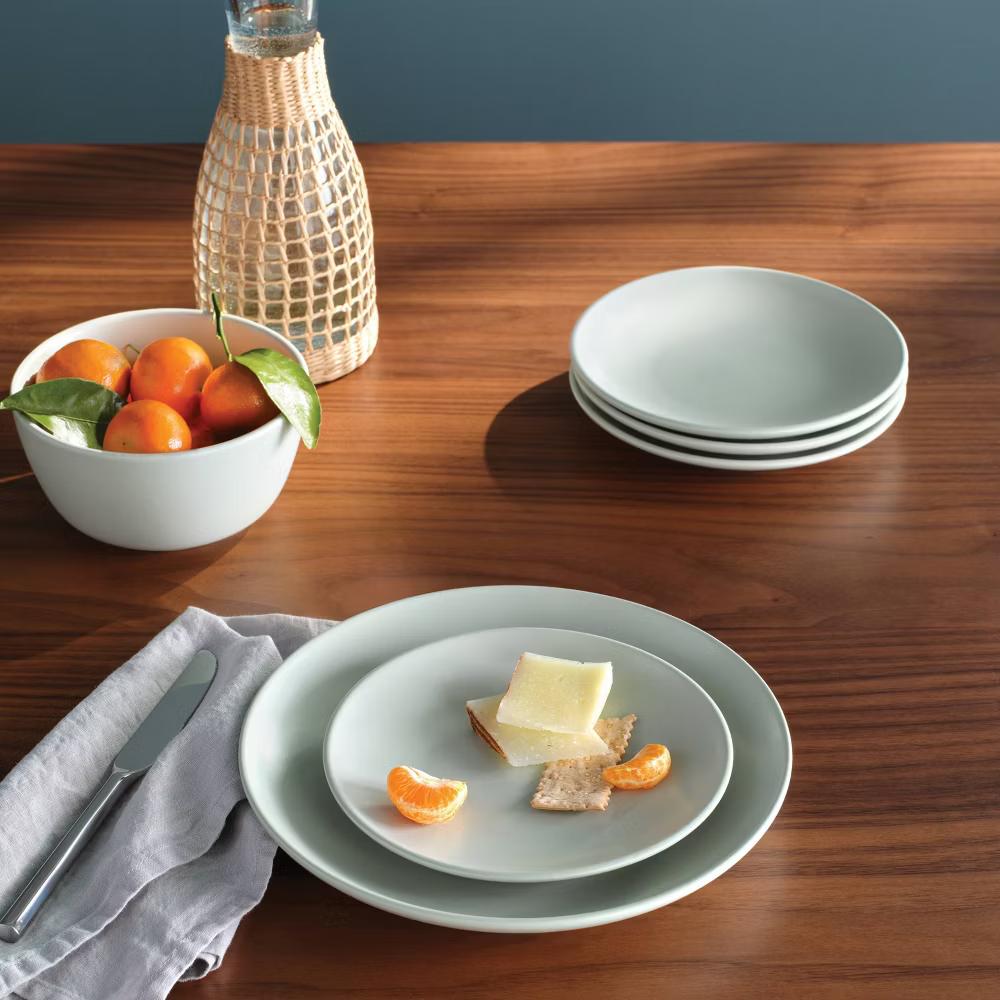 12pc Stoneware Avesta Dinnerware Set Light Green - Image 5