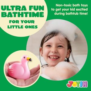 12Pcs Light Up Bath Toys, Toddler LED Bathtub Mermaid Toy, Baby Bathtime Floating Rubber Shower Toy for Infant Baby Kids Boy Girl Gift