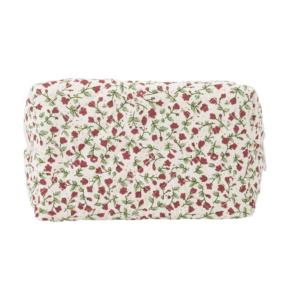 Women Portable Little Flower Pattern Makeup Bag 1 Pc - Image 17