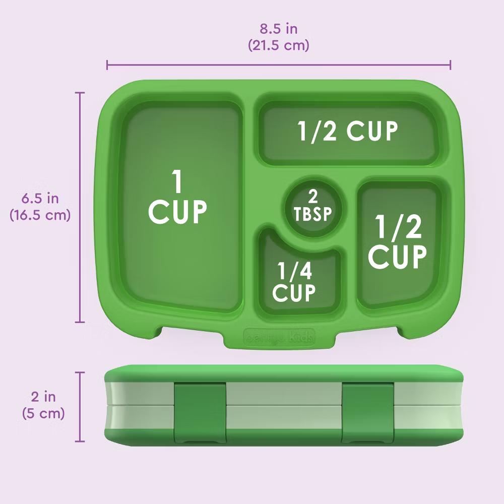 Kids' Brights Leakproof, 5 Compartment Bento-Style Kids' Lunch Box - Image 19