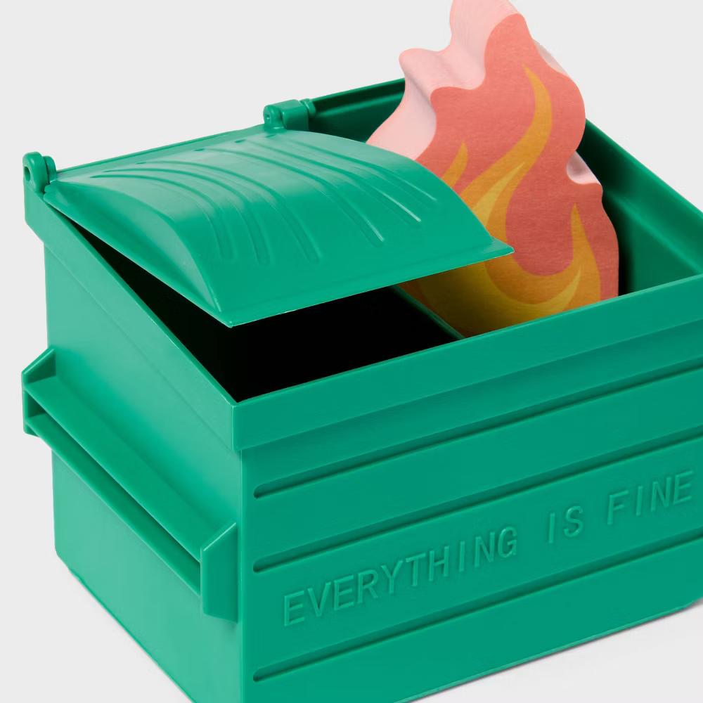 Dumpster Fire Desk Set