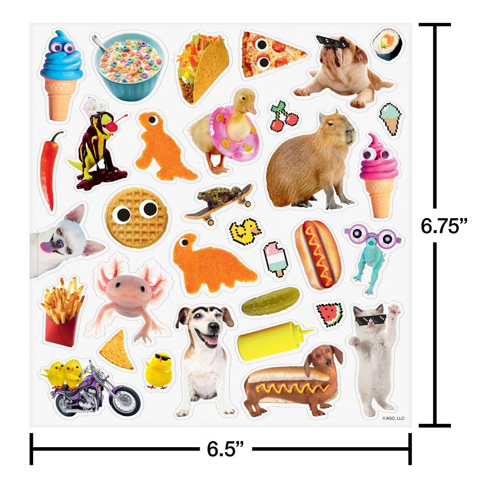 370ct Large Sticker Pad, All-Occasion Boy Trends Mix - Image 5
