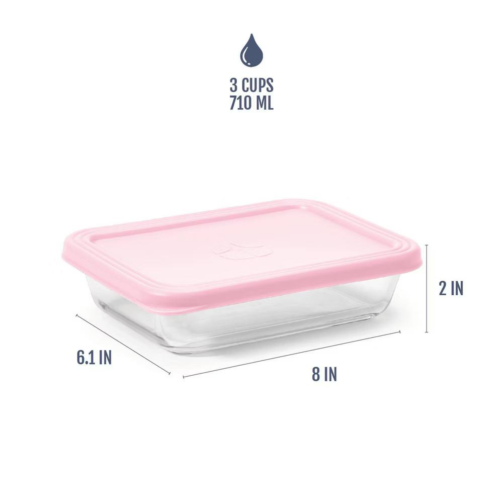 Everyday 10pc 3c Glass Meal Prep Food Storage Container Set - Image 2