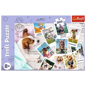 Red 300 Piece Kids Puzzle - Holiday Pictures