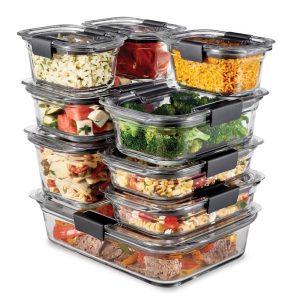 3.2 Cup/757ml Medium Brilliance Glass Clear: Glass Food Storage Container, Microwave & Oven Safe, Dishwasher Safe