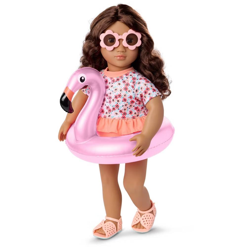 Gabriela Posable 18" Doll with Beach Accessories and Storybook - Image 5