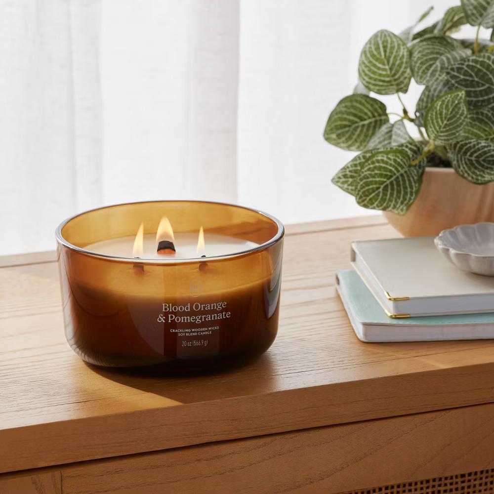Glass Wooden Wick Jar Candle - Image 102