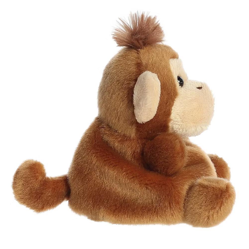 Mini Boomer Monkey Palm Pals Adorable Stuffed Animal Brown 5" - Image 3