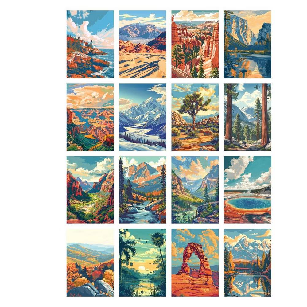 National Parks 16-Pack 100 Piece Jigsaw Puzzle Box Set - 1600 Total Pieces - Image 6