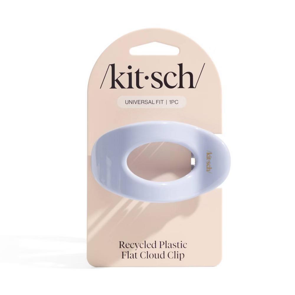 Medium Flat Cloud Hair Claw Clip - Hydrangea Breeze: For All Hair Types, Recycled TPU, 1 Piece - Image 5