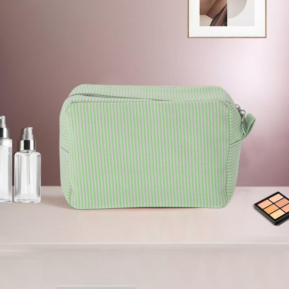 Large Striped Pattern Makeup Bag 1Pc - Image 21