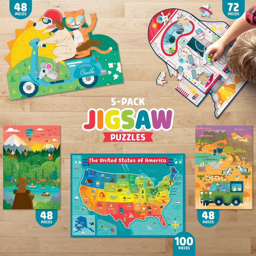 Jigsaw Puzzles 5pk (48-100pc) - Image 5