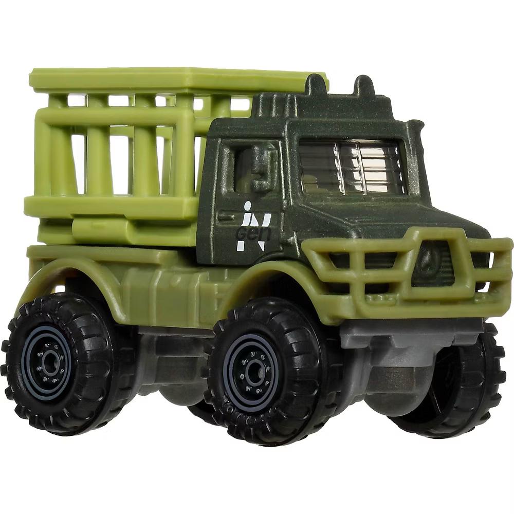 Matchbox Jurassic World Rebirth 5pk 1:64 Scale Die-Cast Toy Cars with 1 Dinosaur (Styles May Vary) - Image 4