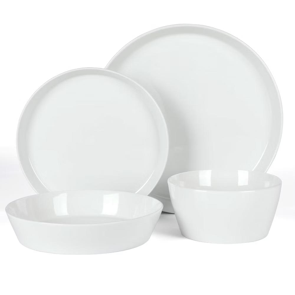 Martha Stewart Selma Chip & Scratch Resistant Dinnerware Set, Plates and Bowls Dishes Set - Image 10