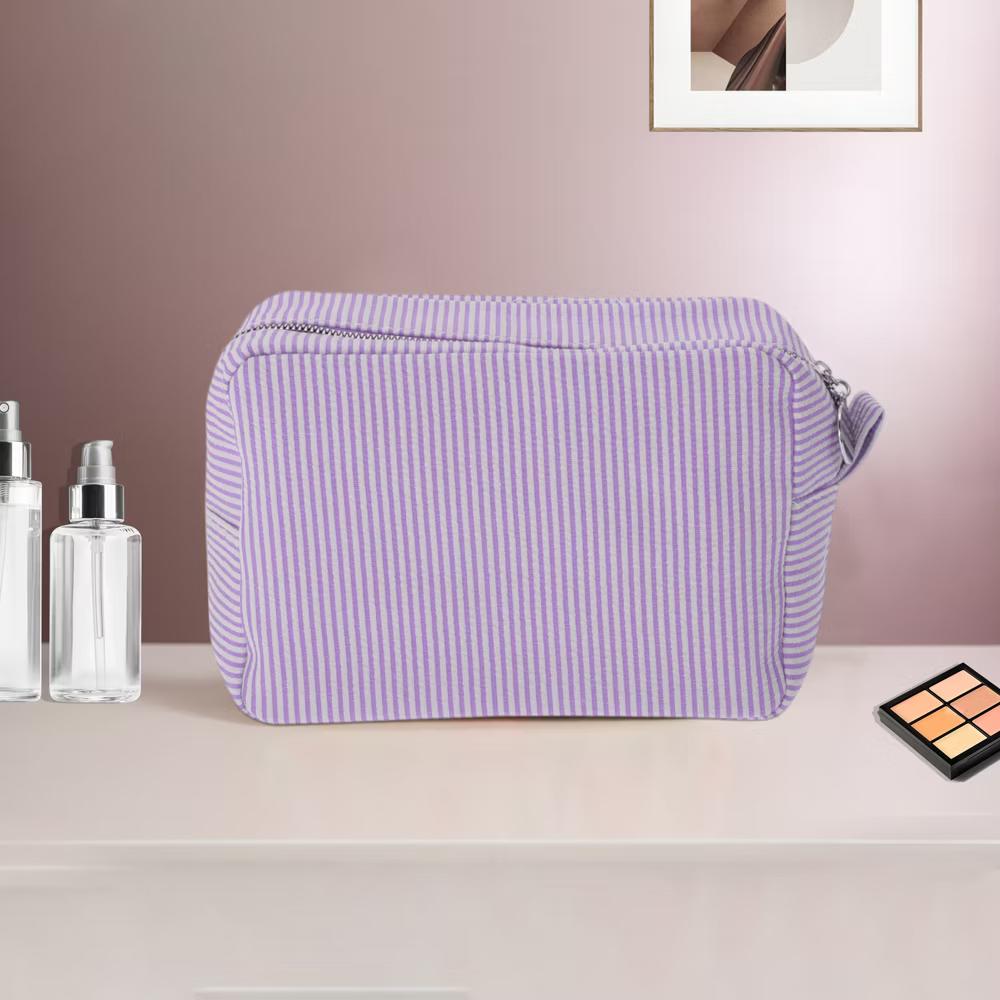 Large Striped Pattern Makeup Bag 1Pc - Image 33