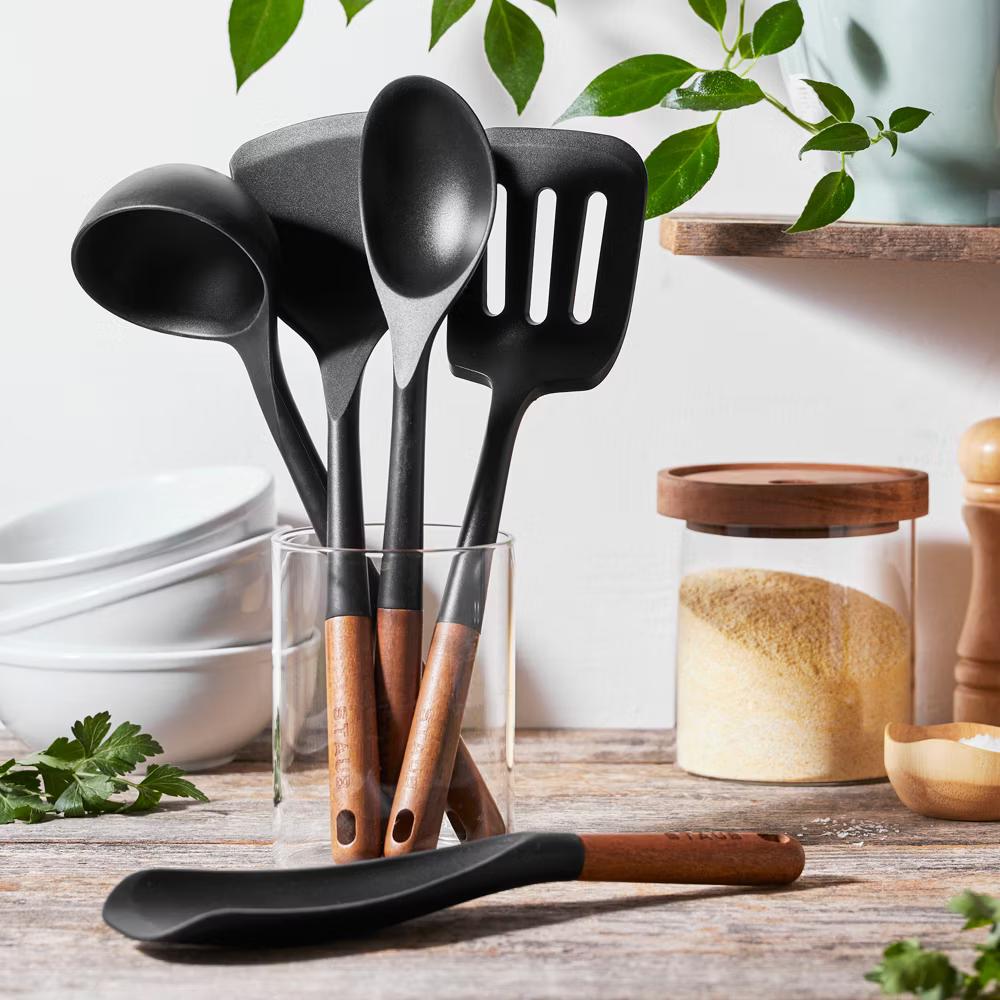 Staub Silicone with Wood Handle Cooking Utensil Sets - Image 10