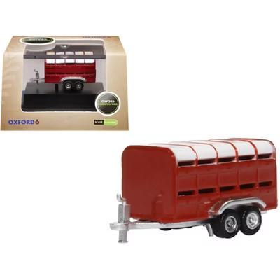 Livestock Trailer Red 1/148 (N) Scale Diecast Model car