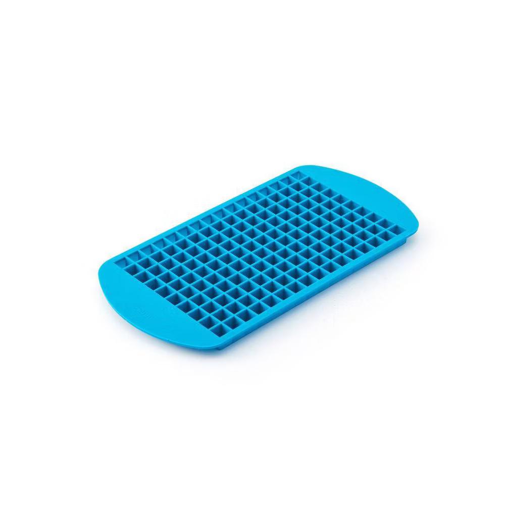 Houdini Crushed Ice Tray - Blue: Silicone Ice Mold, 160 Cavities, Reusable, Dishwasher-Safe, Nugget Ice Maker - Image 3