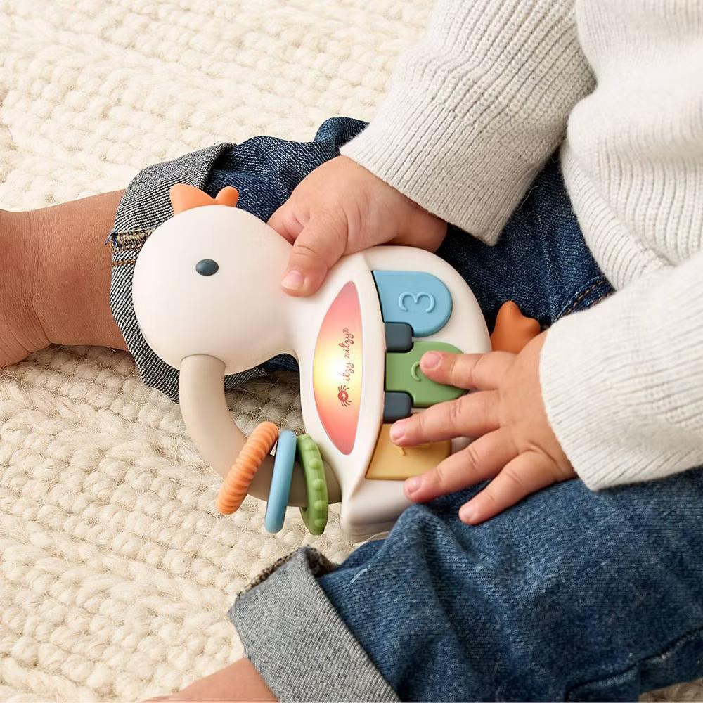 Bitzy Tunes Light Up Interactive Piano Toy - Goose - Image 9