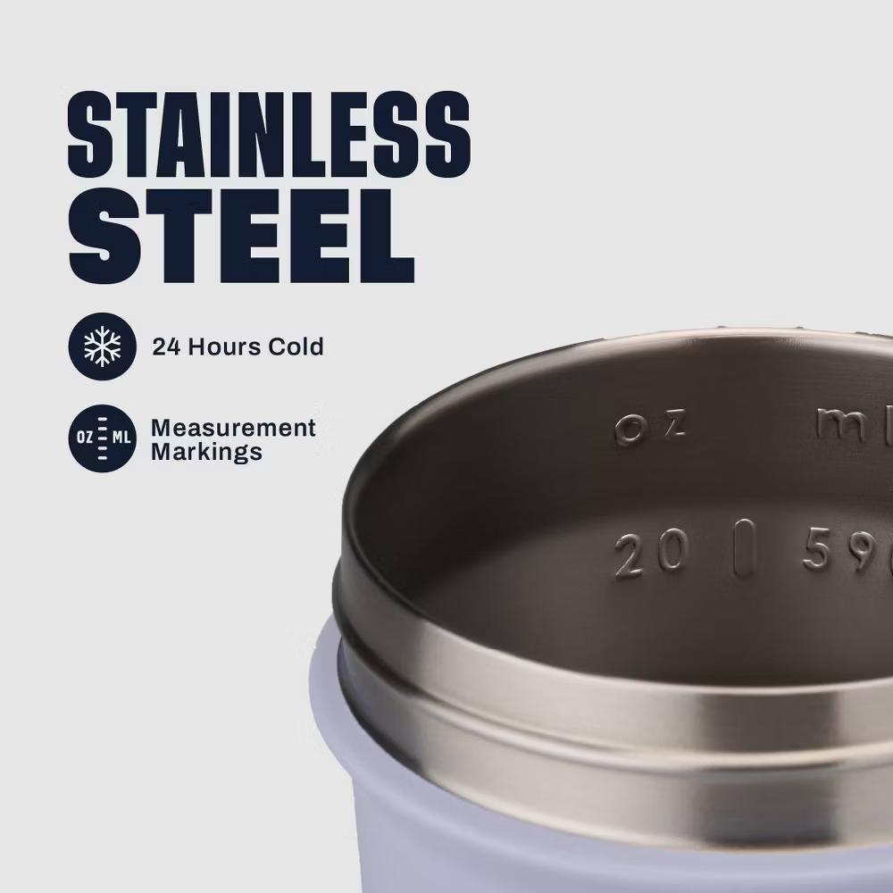 BlenderBottle 25oz Strada Stainless Steel Shaker Cup - Image 19