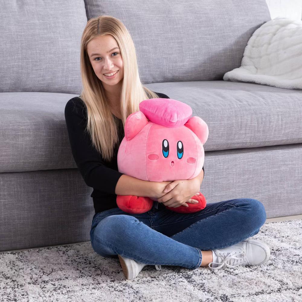 Club Mocchi Mocchi Kirby and Friend Heart 15" Mega Plush - Image 5