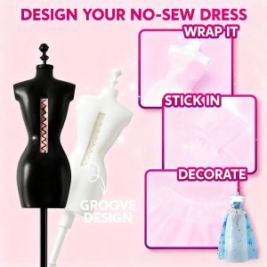400+ Pcs Fashion Design Kit, Sewing Kit for Kids Age 8-12, DIY Arts & Crafts, Creative Girl Toys Ideal Birthday Gift for Young Girls