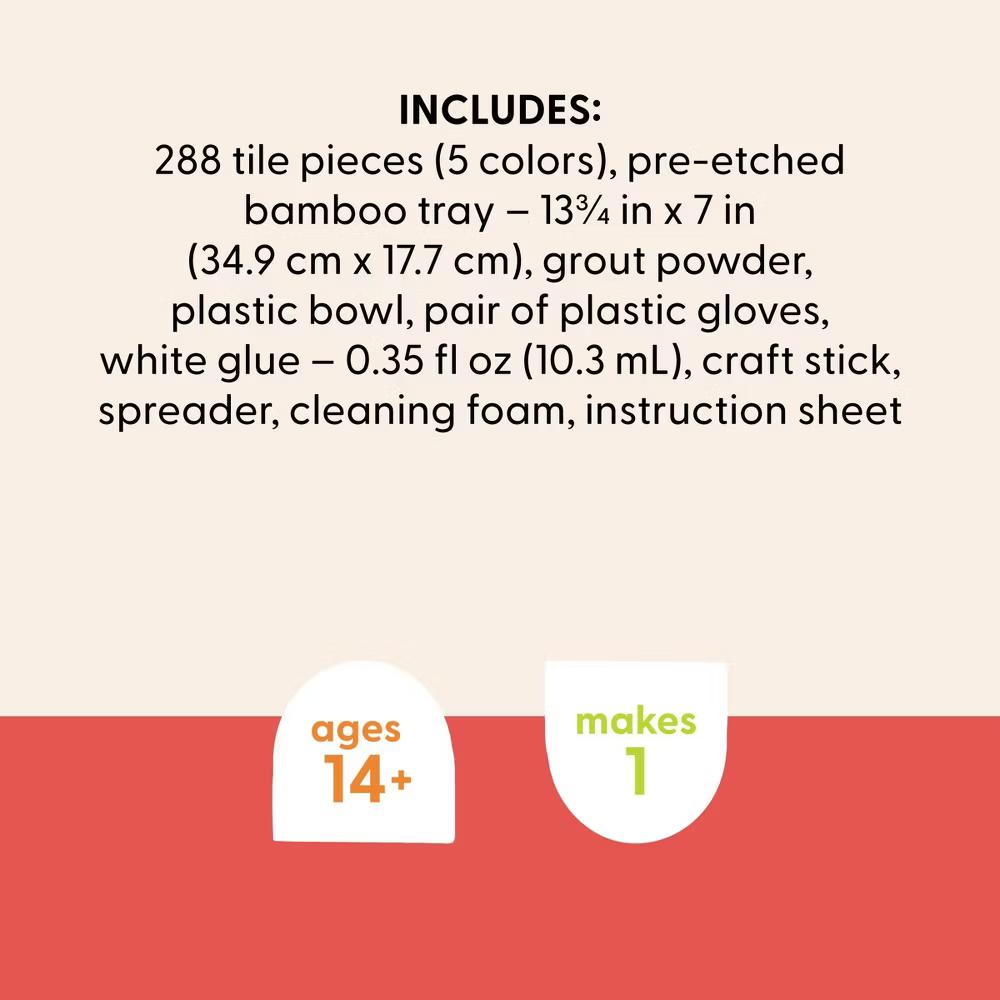 Mosaic Tray Craft Kit - Image 5