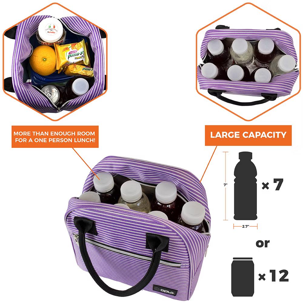 Insulated Lunch Box Women, Cooler Bag Tote Girls Kids Teen Adult, Soft Reusable Thermal Meal Prep Purse - Image 40