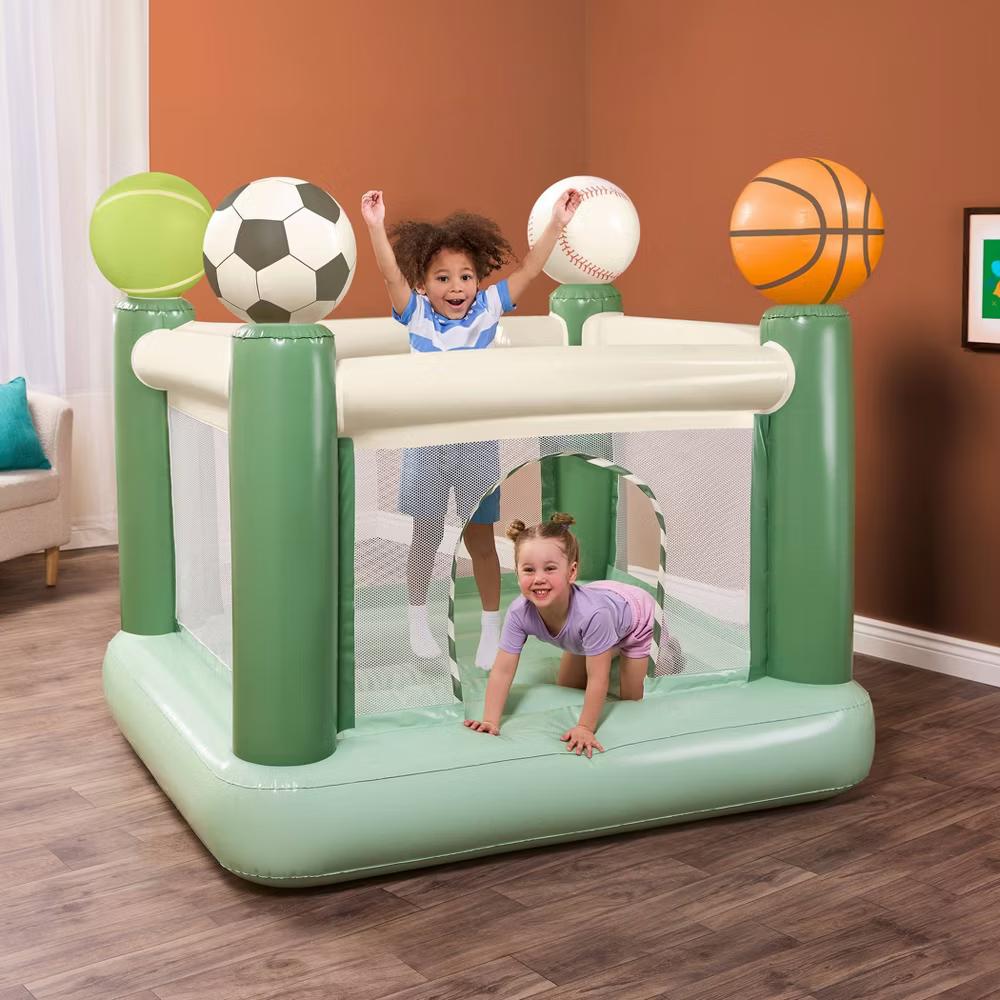 Game Day Bounce House - 6 foot Inflatable Sports Bouncy Castle for Kids - Image 3