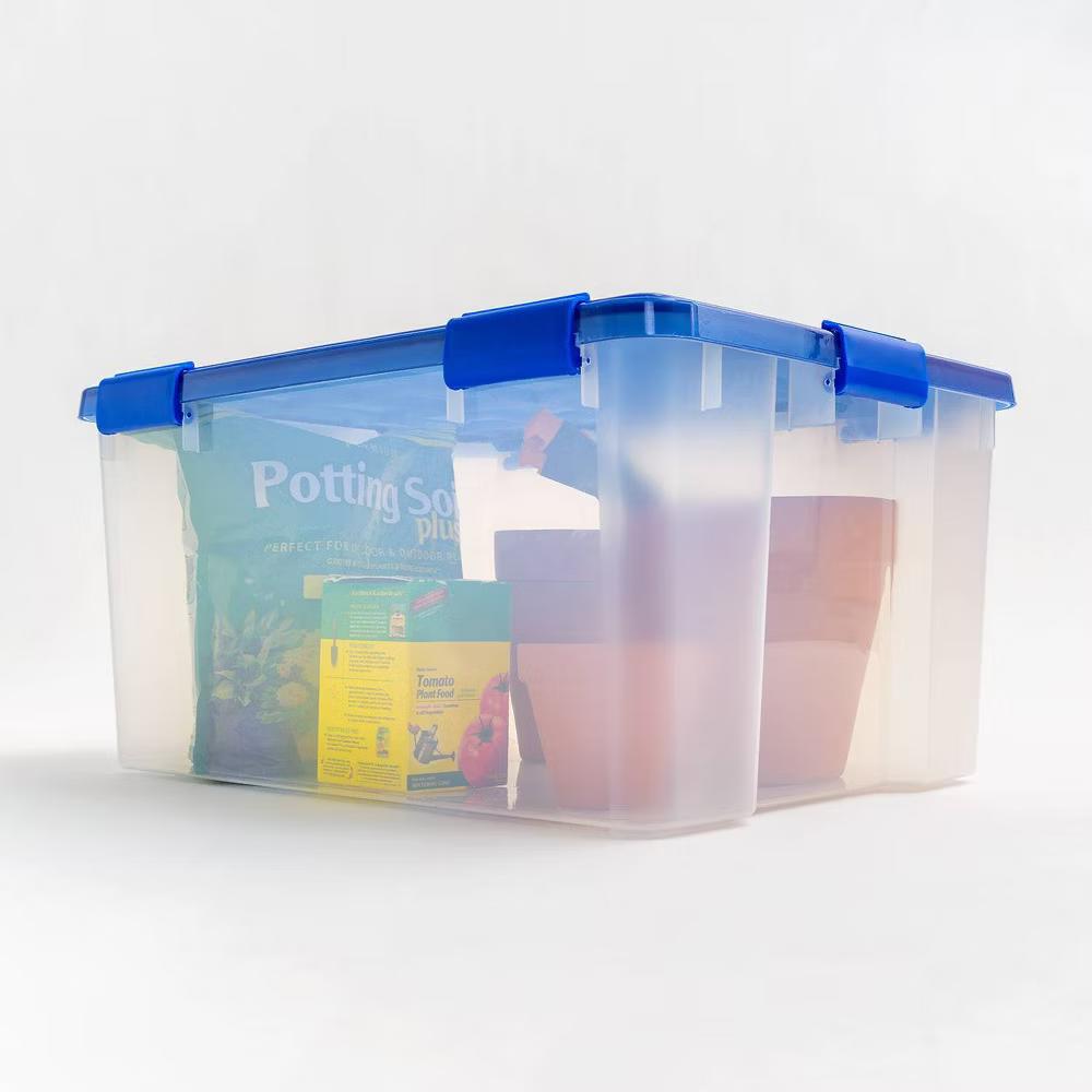 IRIS WeatherPro Plastic Storage Bin with Lid - Image 26
