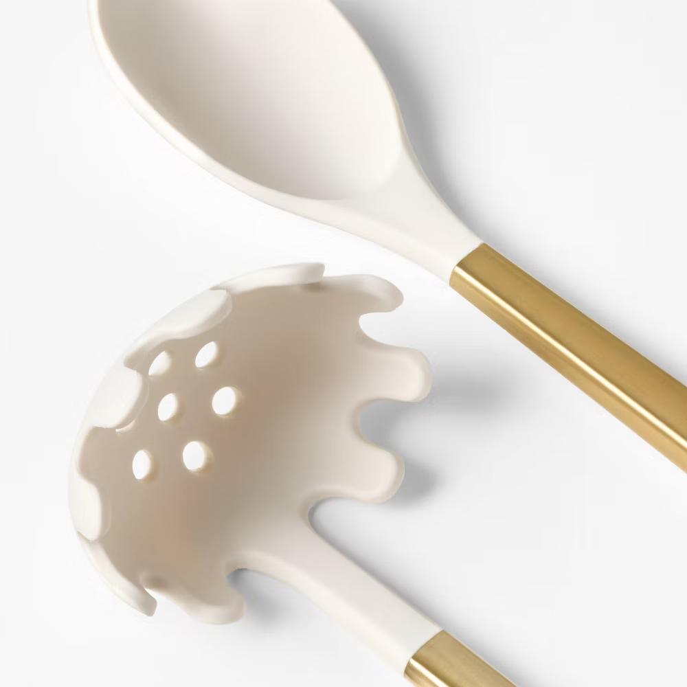 10pc Silicone/Stainless Steel Kitchen Utensil Set - Image 7