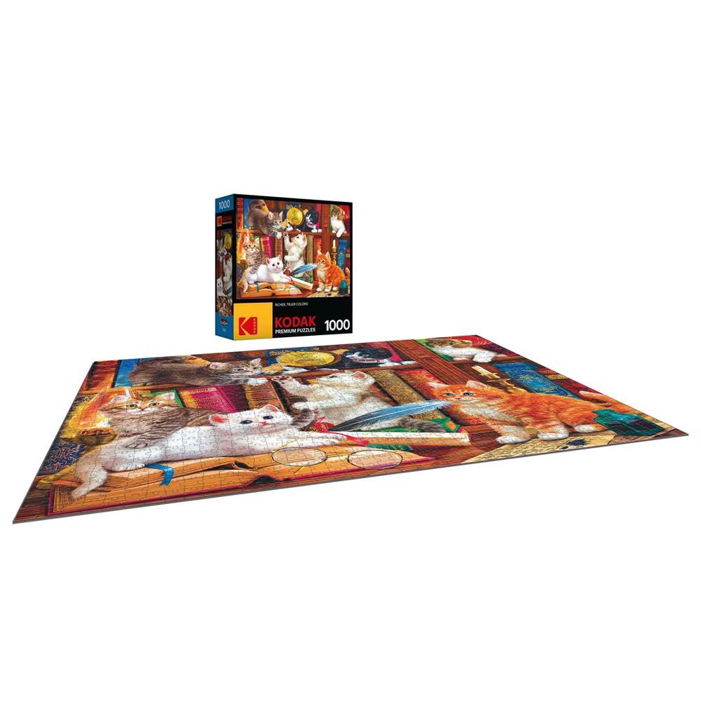 Kodak Premium Library Mischief Jigsaw Puzzle - 1000pc - Image 6