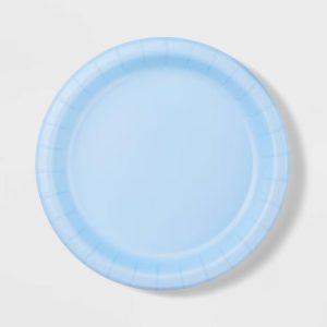 20ct Blue Dinner Paper Plates