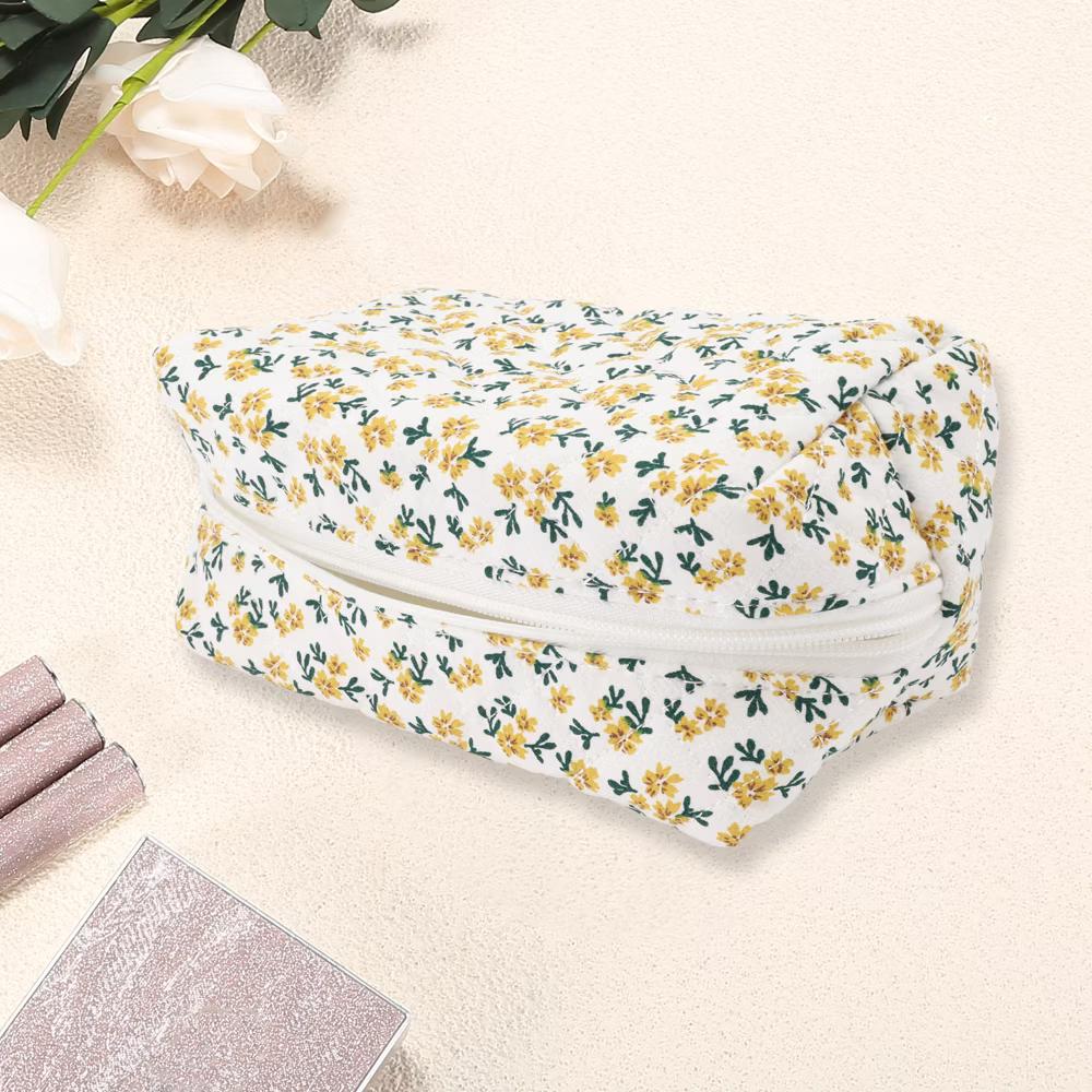 Women Portable Little Flower Pattern Makeup Bag 1 Pc - Image 26