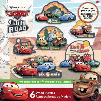 Educational Puzzles - 6-Pack Mini Shaped Wood Jigsaw Puzzles, Cars - Image 4