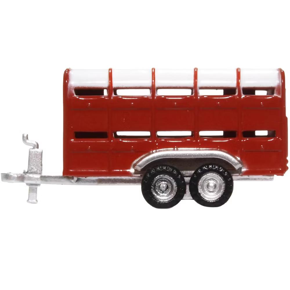 Livestock Trailer Red 1/148 (N) Scale Diecast Model car - Image 4