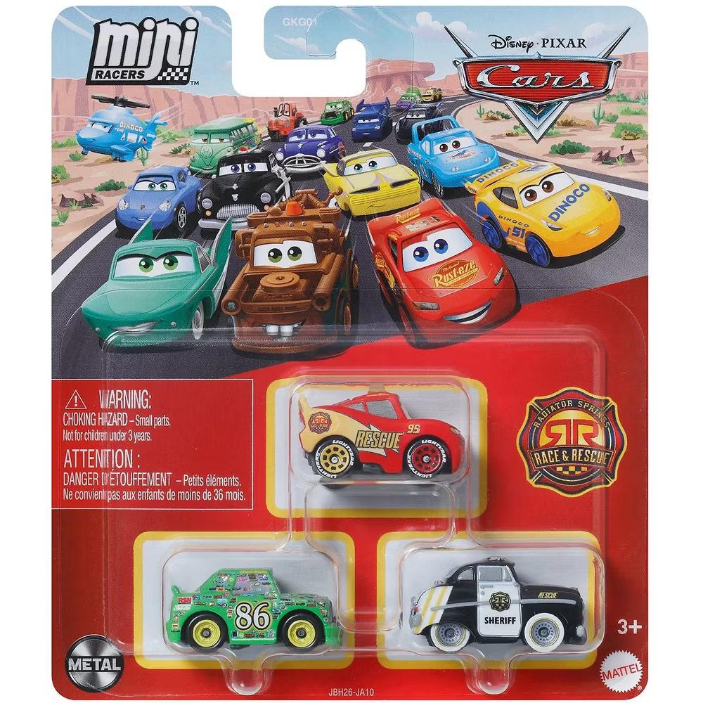 Pixar Cars Mini Racers 3-Pack - Rotor | Die-Cast Metal Vehicles - Image 7