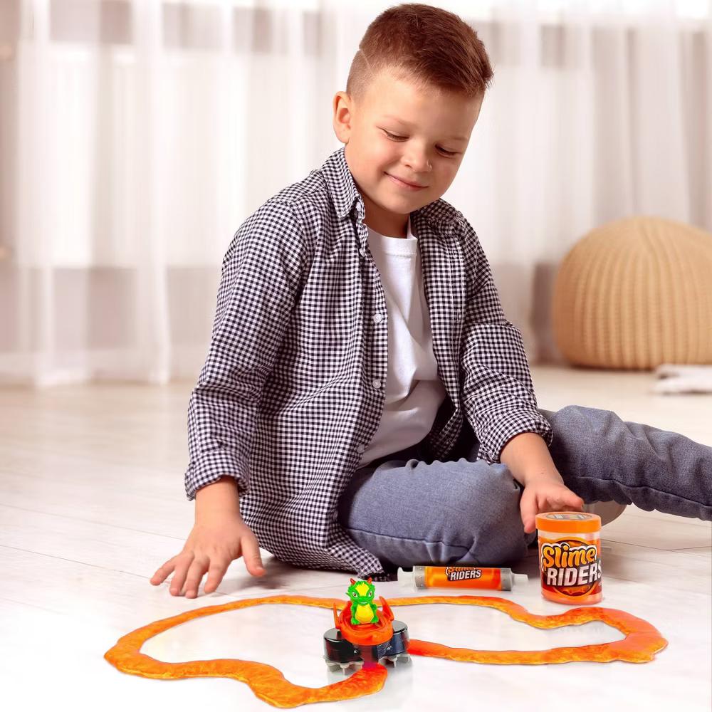 ArtSkills Slime Riders - Slime Toy Race Track Builder with Motorized Rechargeable Car - Draco The Dragon - Image 6