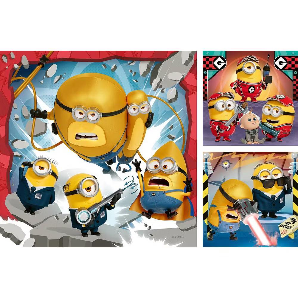 Despicable Me Jigsaw Puzzle Set - 49pc: Cardboard Kids' Pop Culture Puzzle Trio - Image 4