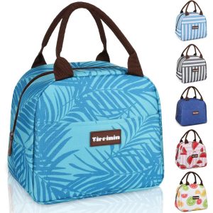 Cute Small Insulated Lunch Bags for Women, Kid's Lunch Box for School, Leakproof Lunch Tote for Adult Teen